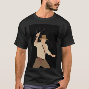 Indiana Jones Illustration Fotografy Print.png T-Shirt