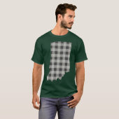 Indiana-Karo in Grau T-Shirt (Vorne ganz)