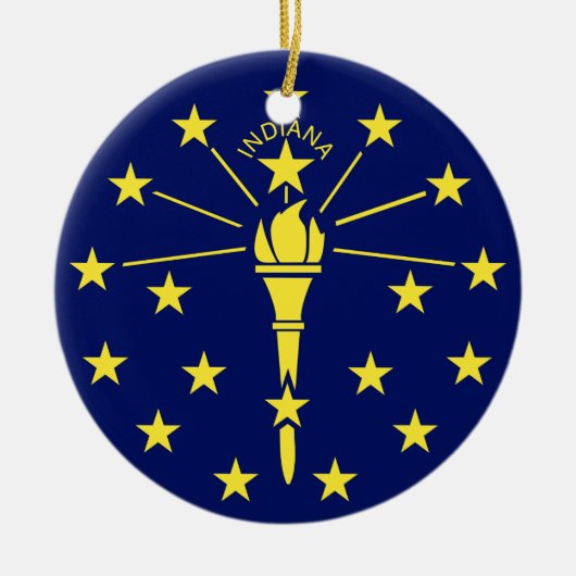 Indiana Keramik Ornament (Vorne)