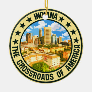 Indiana Keramik Ornament