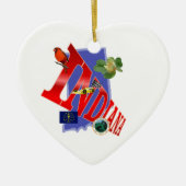 Indiana Keramik Ornament (Vorne)