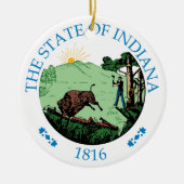 Indiana Keramik Ornament (Vorne)