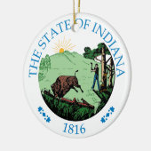 Indiana Keramik Ornament (Links)