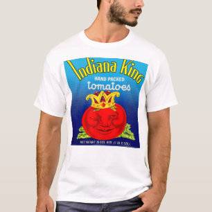 Indiana-King-Tomaten-Etikett T-Shirt