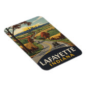 Indiana Lafayette Travel Magnet (Rechte Seite)