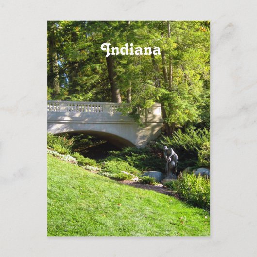 Indiana Landschaft Postkarte (Vorderseite)