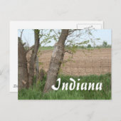 Indiana-Landschaft Postkarte (Vorne/Hinten)