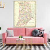 Indiana Leinwanddruck (Insitu (Wohnzimmer))