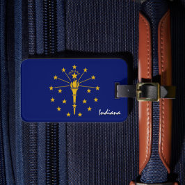 Indiana Luggage Tags, patriotische Indiana Flag Gepäckanhänger