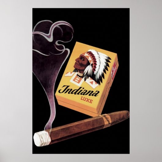 Indiana Lux Cigars Ad/Poster Poster (Vorne)