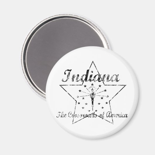 Indiana Magnet (Vorderseite/Rückseite)
