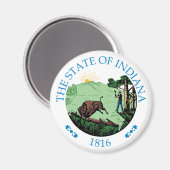 Indiana Magnet (Vorderseite/Rückseite)