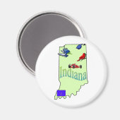 Indiana Magnet (Vorderseite/Rückseite)