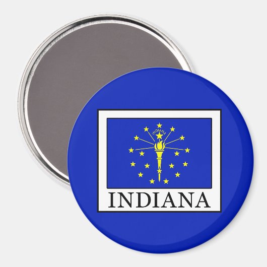 Indiana Magnet (Vorderseite/Rückseite)