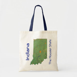 Indiana Map Bag Tragetasche