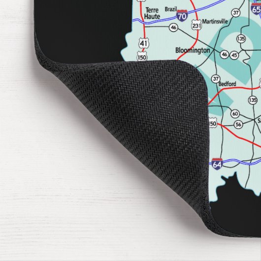 Indiana Map Mousepad (Ecke)