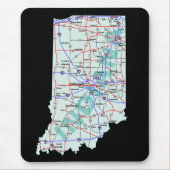 Indiana Map Mousepad (Vorne)