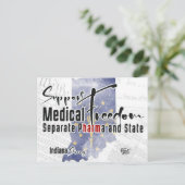 Indiana Medical Freedom 2. Edition Postkarte (Stehend Vorderseite)