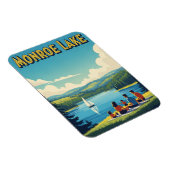 Indiana Monroe Lake Travel Magnet (Rechte Seite)