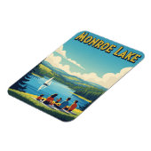 Indiana Monroe Lake Travel Magnet (Linke Seite)