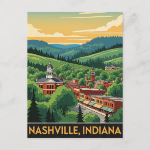Indiana Nashville Travel Postkarte