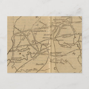 Indiana, Ohio, Kentucky Postkarte