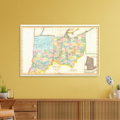 Indiana, Ohio Leinwanddruck (Insitu (Wohnzimmer))