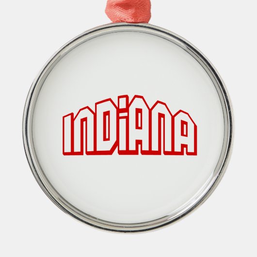 Indiana Ornament Aus Metall (Vorne)