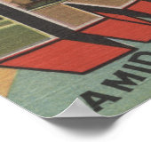 Indiana, Pennsylvania - Große Buchstabenszenen Poster (Ecke)