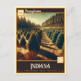 Indiana, Pennsylvania | VINTAG Postkarte