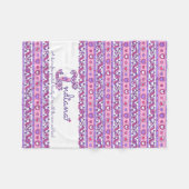 Indiana personalisiert Ich nenne Kinderdecke Fleecedecke (Vorderseite (Horizontal))