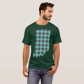 Indiana Plaid in Mint T-Shirt (Vorne ganz)
