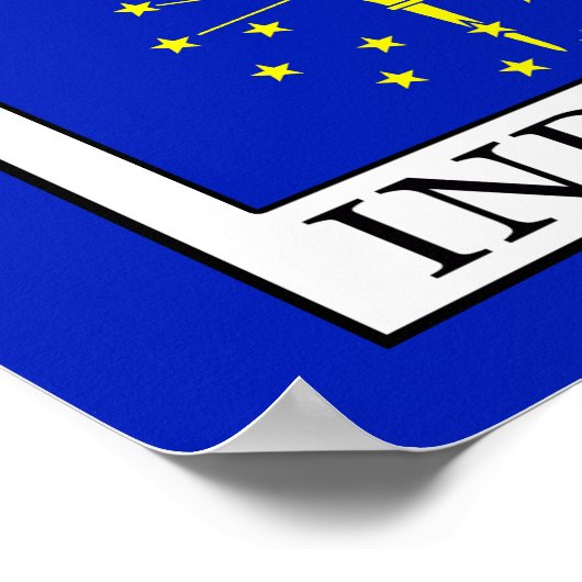 Indiana Poster (Ecke)