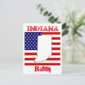 INDIANA  POSTKARTE (Stehend Vorderseite)