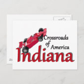 INDIANA POSTKARTE (Vorne/Hinten)