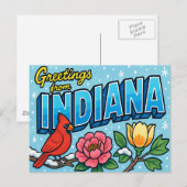 INDIANA Postkarte (Vorne/Hinten)