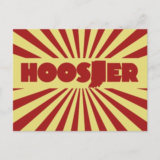 Indiana Postkarte (Vorderseite)