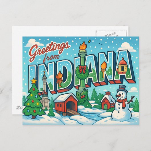 INDIANA Postkarte (Vorne/Hinten)