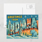 INDIANA Postkarte (Vorne/Hinten)