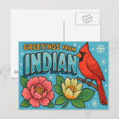 INDIANA Postkarte (Vorne/Hinten)
