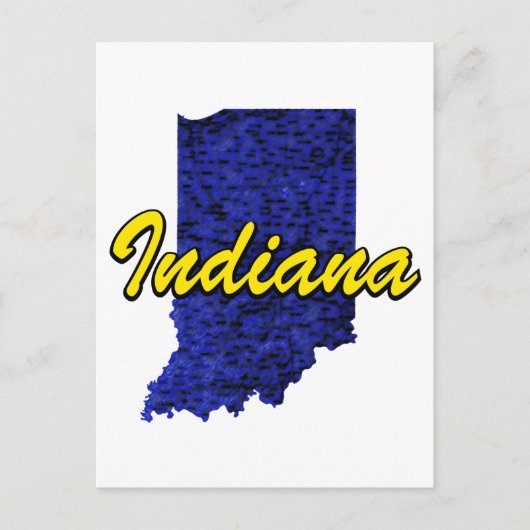 Indiana Postkarte (Vorderseite)