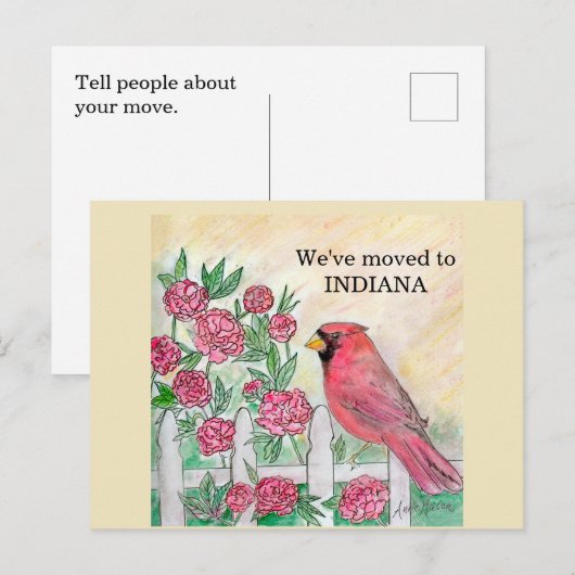 Indiana Postkarte (Vorne/Hinten)