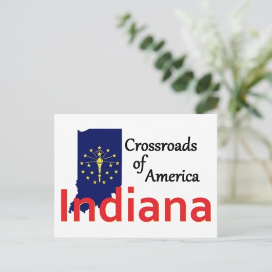 INDIANA POSTKARTE (Stehend Vorderseite)