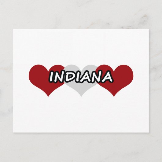 Indiana Postkarte (Vorderseite)