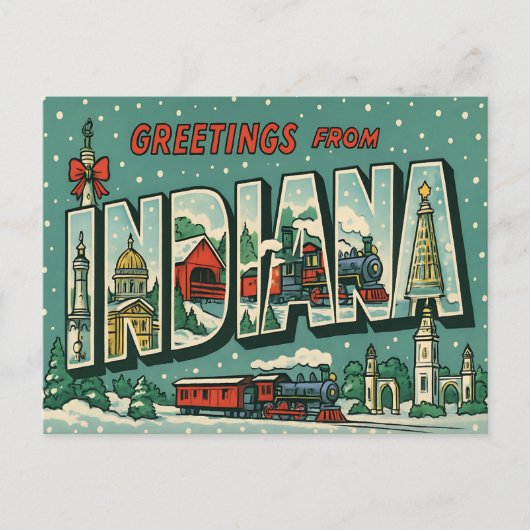INDIANA Postkarte (Vorderseite)