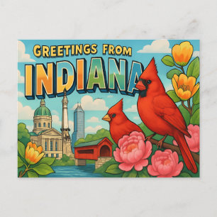 INDIANA Postkarte