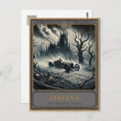 Indiana | Postkarte Gothic Art (Vorne/Hinten)