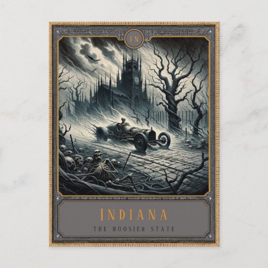 Indiana | Postkarte Gothic Art (Vorderseite)
