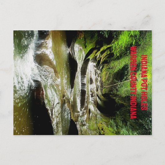 Indiana Pot Holes Postkarte (Vorderseite)