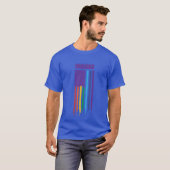 Indiana Pride Indiana Rainbow Flag Premium T-Shirt (Vorne ganz)